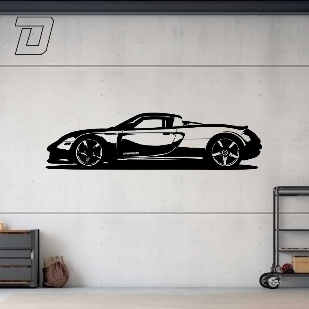 Wandtattoo - Porsche Carrera GT (2004)