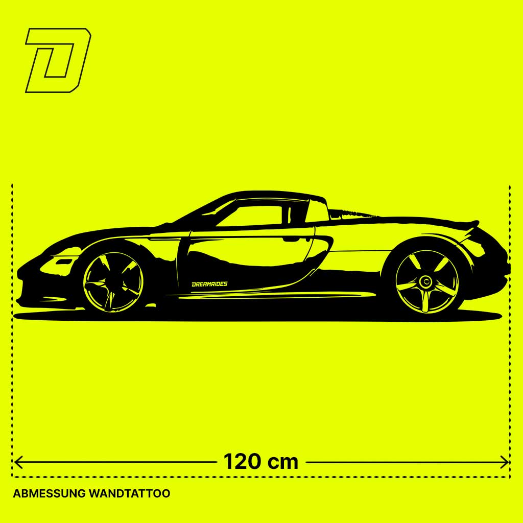 Wandtattoo - Porsche Carrera GT (2004)