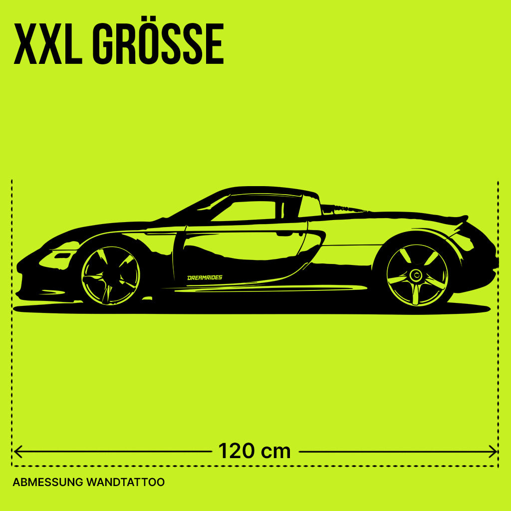 Porsche Carrera GT (2004) - Wandtattoo
