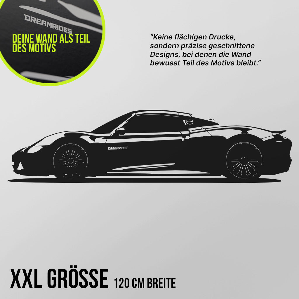 Porsche 918 Spyder (2015) - Wandtattoo