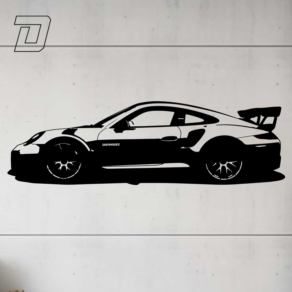 Wandtattoo - Porsche 911 GT2 RS (2018)