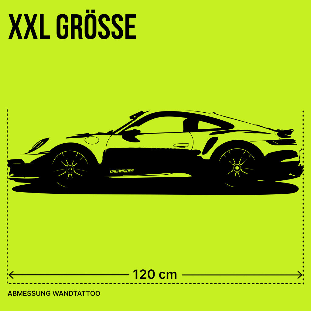 Porsche 911 (992) Turbo S (2021) - Wandtattoo