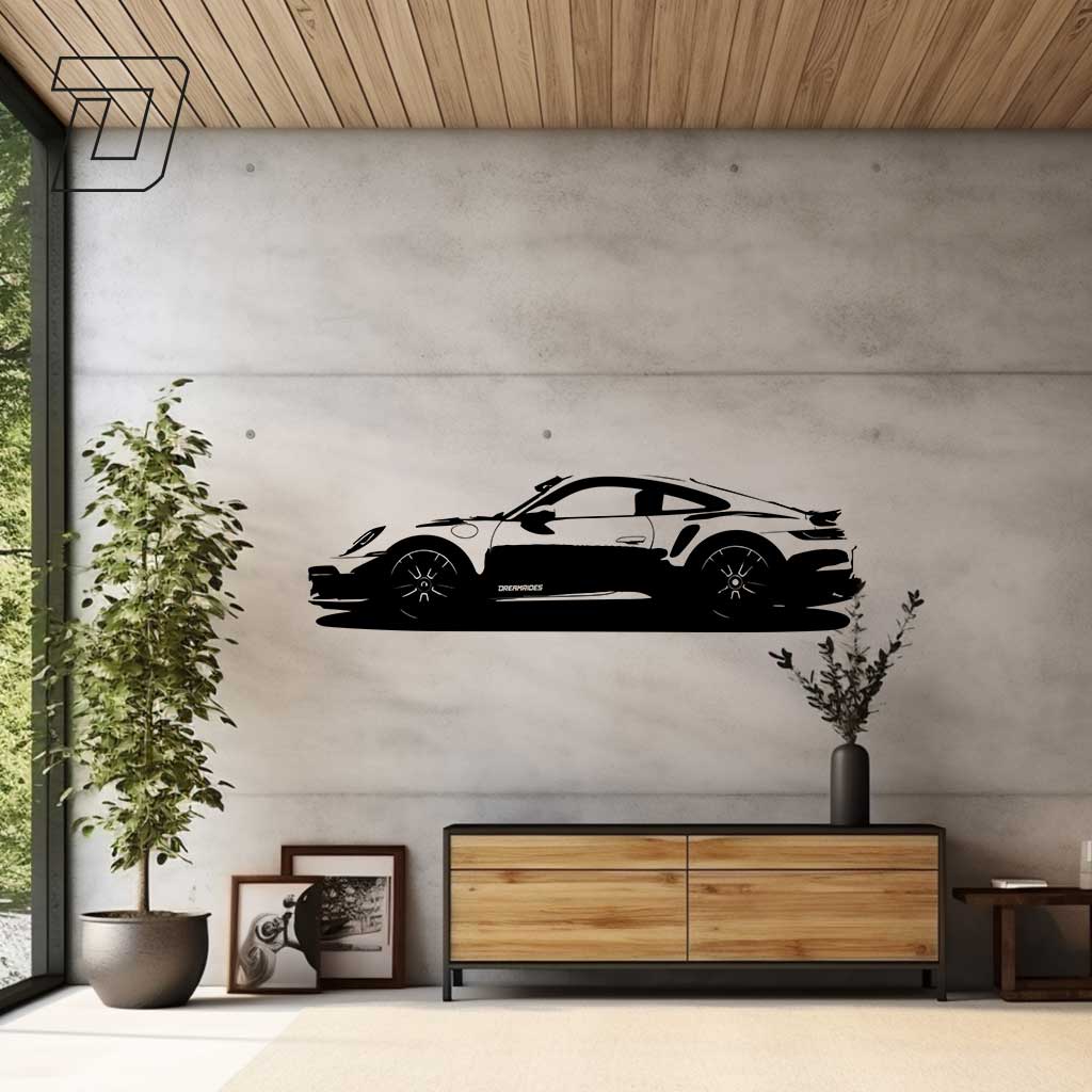 Porsche 911 (992) Turbo S (2021) - Wandtattoo