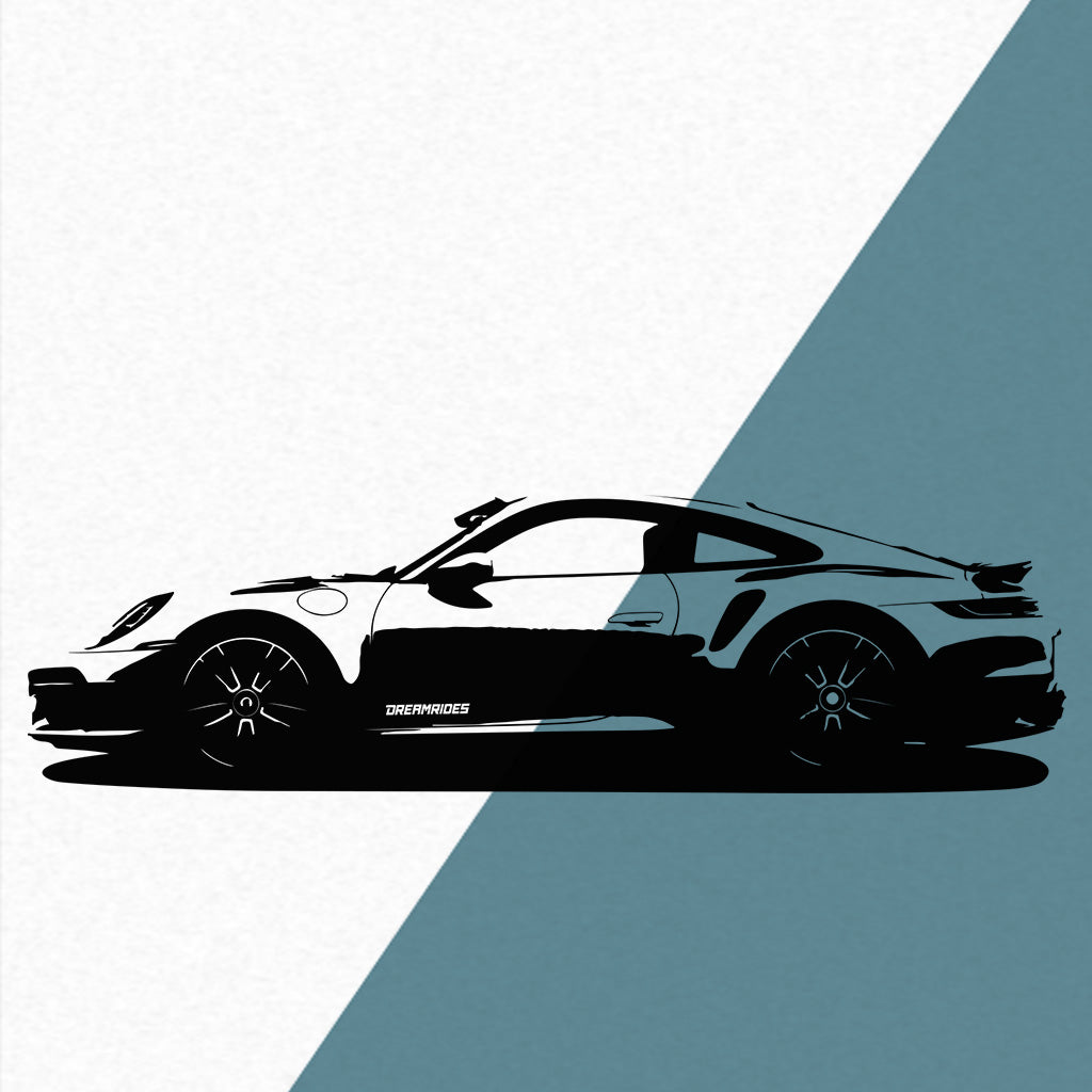 Porsche 911 (992) Turbo S (2021) - Wandtattoo