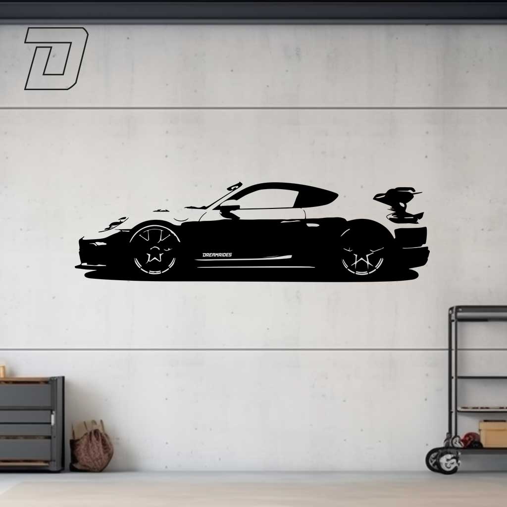 Porsche Cayman GT4 RS (2022) - Wandtattoo