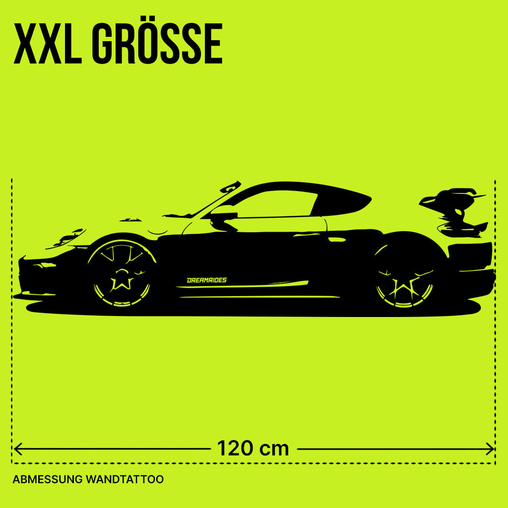 Porsche Cayman GT4 RS (2022) - Wandtattoo