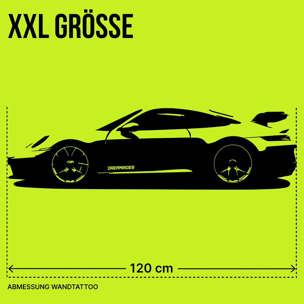Porsche 911 (992) GT3 (2022) - Wandtattoo
