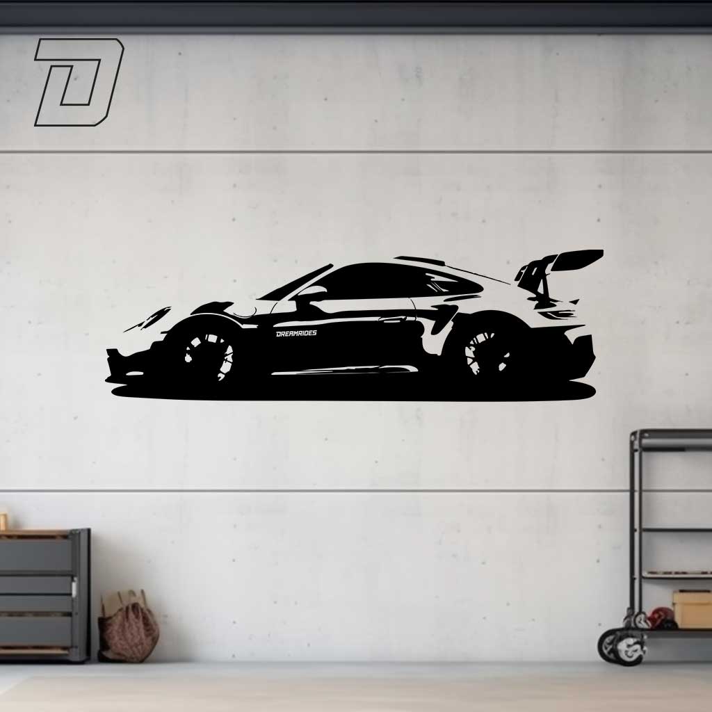Porsche 911 (992) GT3 RS (2023) - Wandtattoo