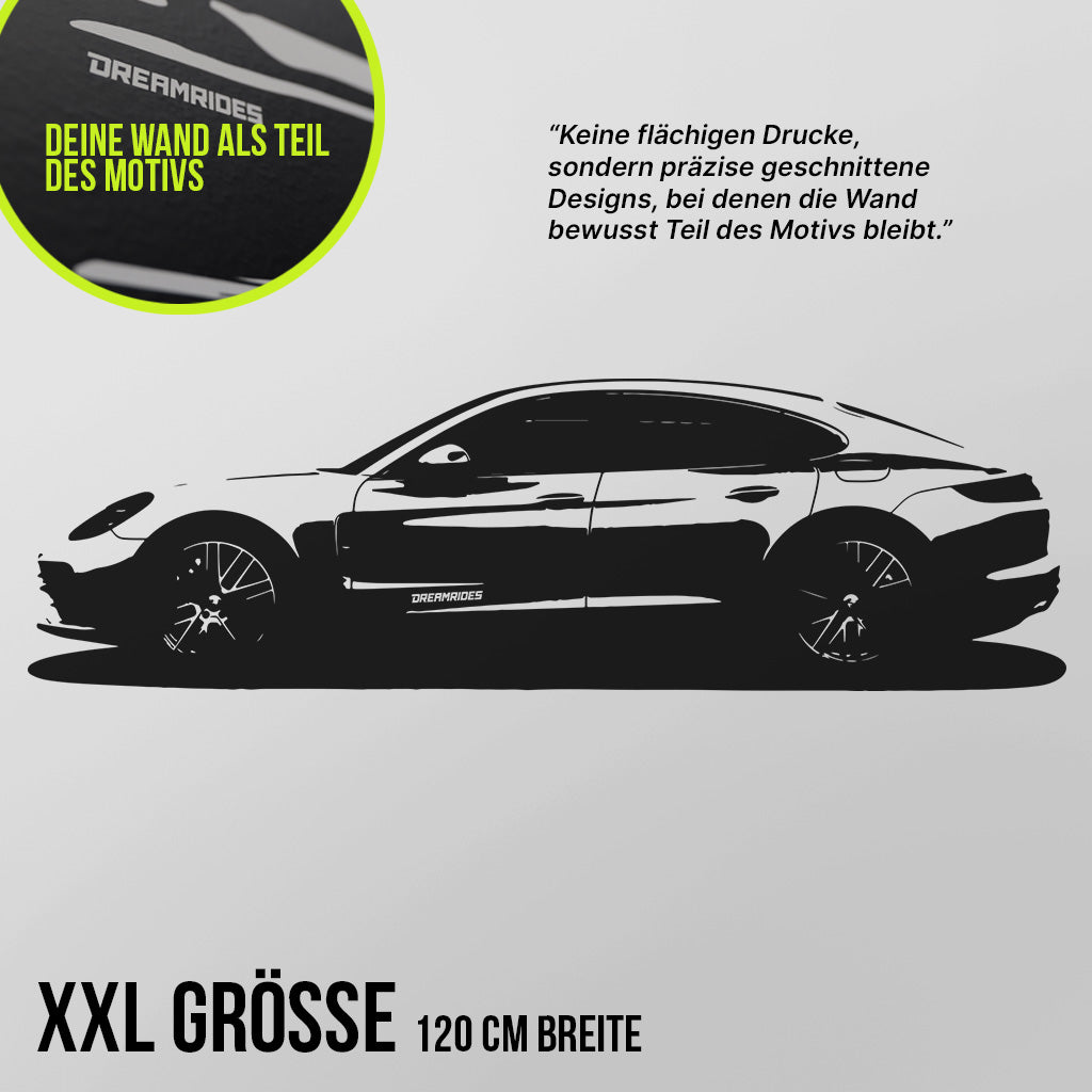 Porsche Panamera Turbo S (2018) - Wandtattoo