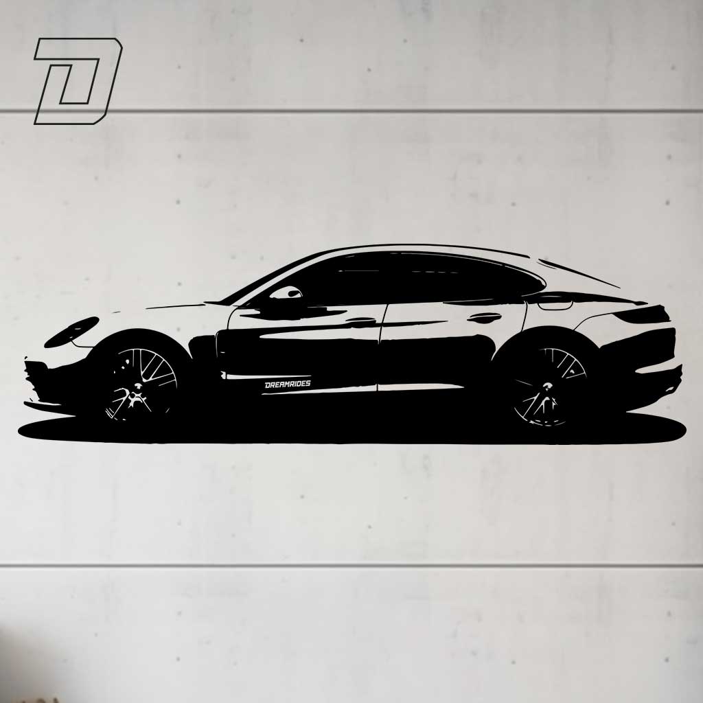 Wandtattoo - Porsche Panamera Turbo S (2018)