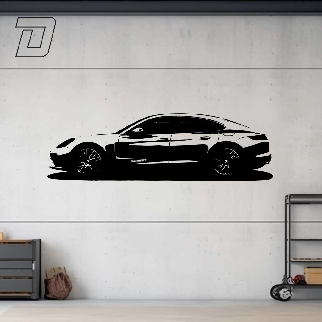 Wandtattoo - Porsche Panamera Turbo S (2018)