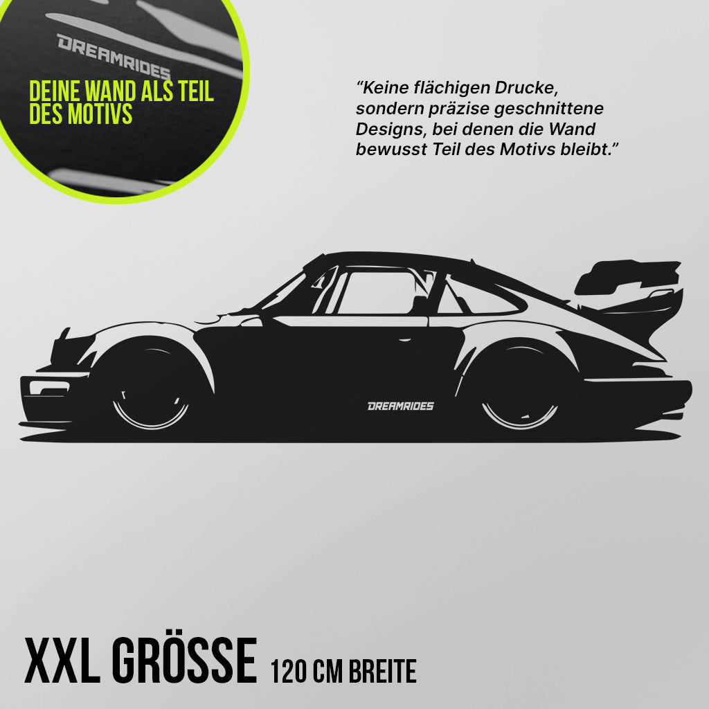 Porsche 911 (930) RWB (2018) - Wandtattoo