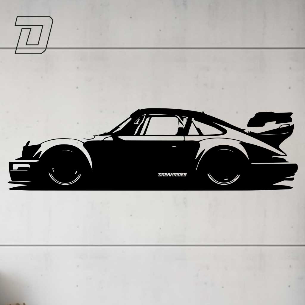 Wandtattoo - Porsche 911 (930) RWB (2018)