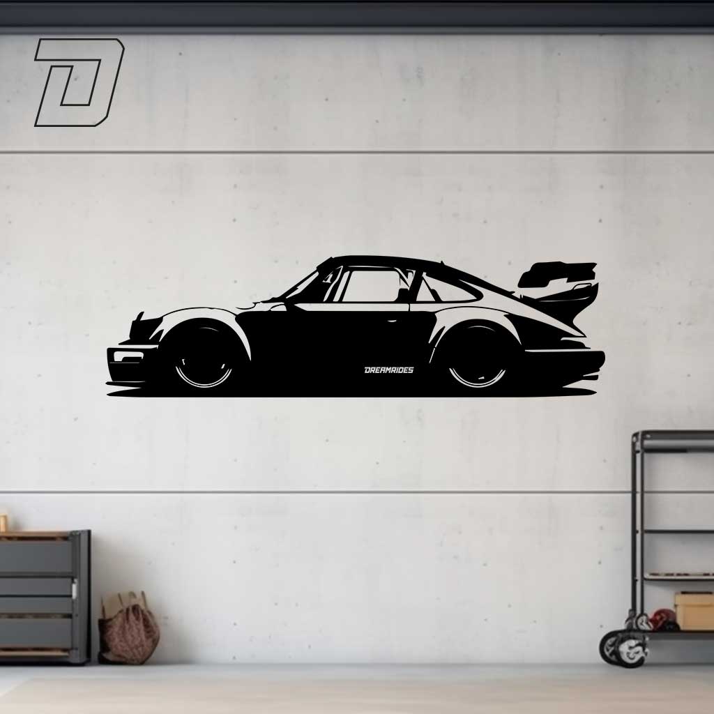 Wandtattoo - Porsche 911 (930) RWB (2018)