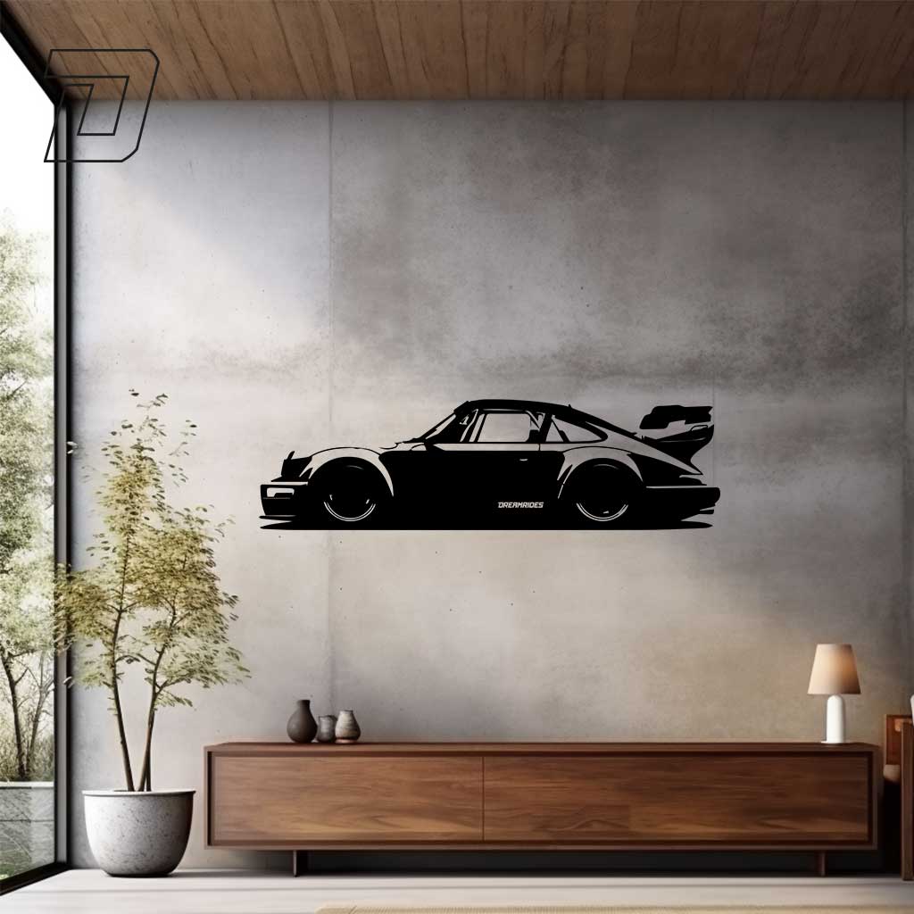 Wandtattoo - Porsche 911 (930) RWB (2018)