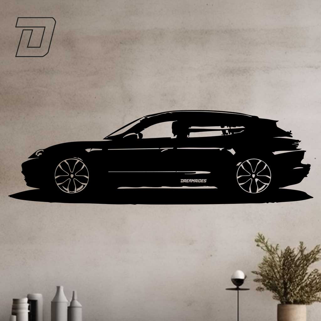 Wandtattoo - Porsche Taycan Cross Turismo (2022)