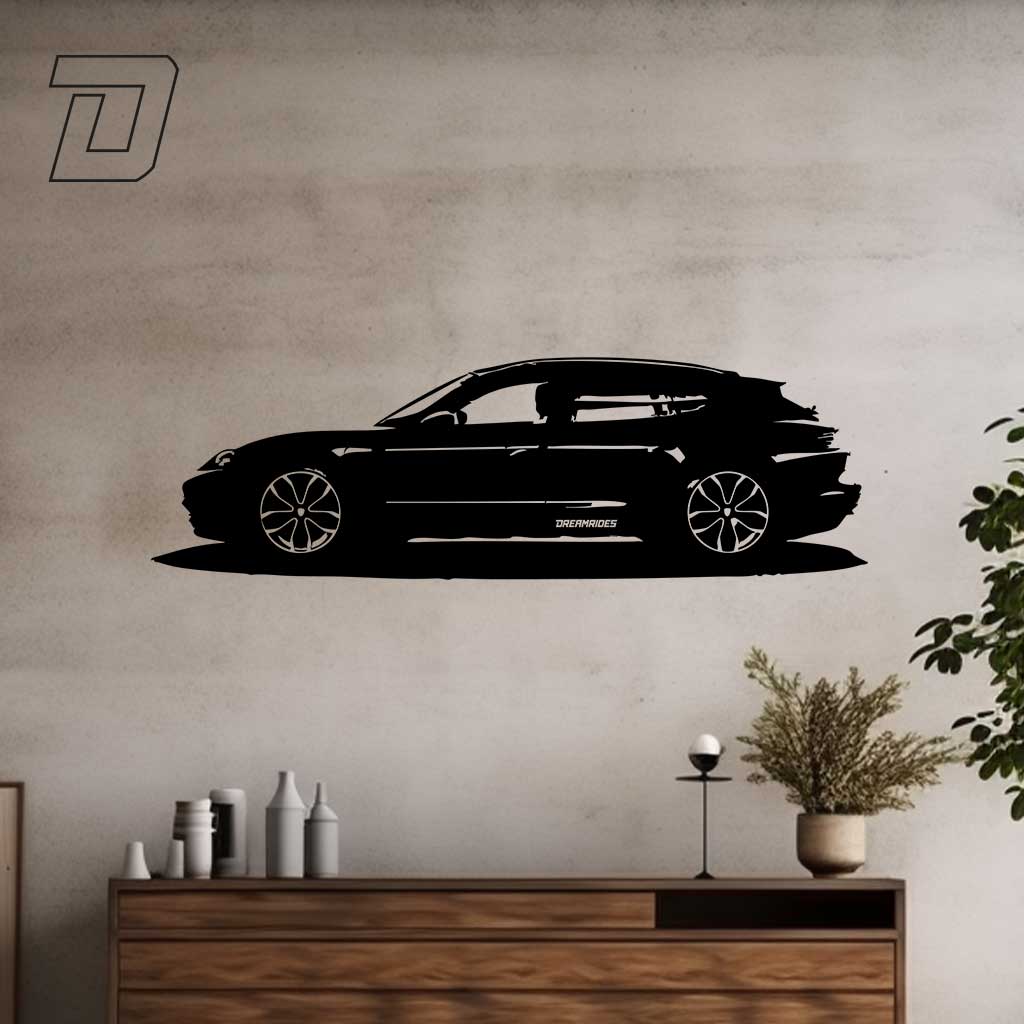 Wandtattoo - Porsche Taycan Cross Turismo (2022)