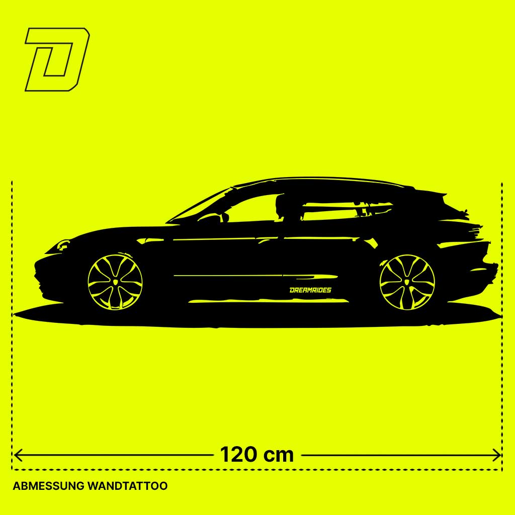 Wandtattoo - Porsche Taycan Cross Turismo (2022)