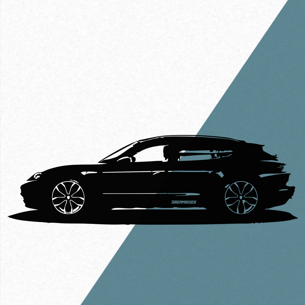 Porsche Taycan Cross Turismo (2022) - Wandtattoo
