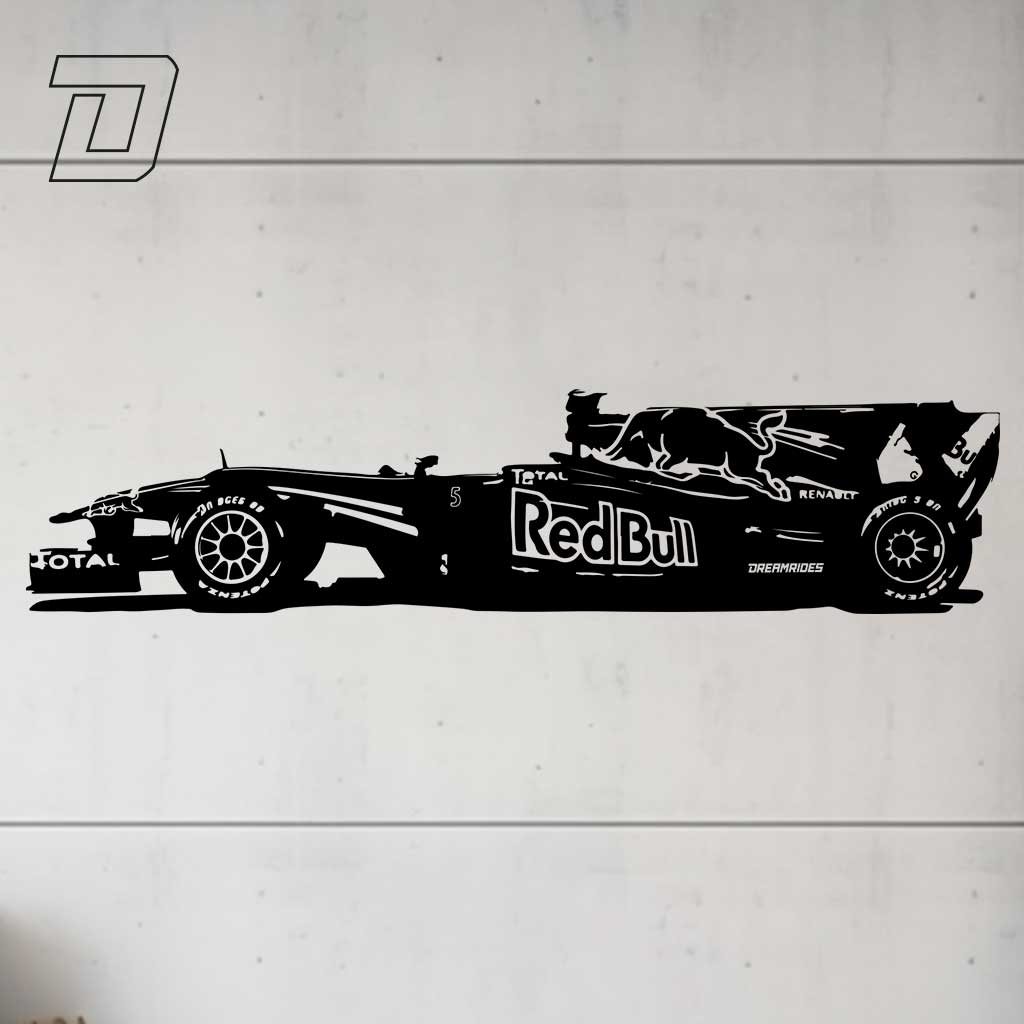 Wandtattoo - Red Bull F1 "Sebastian Vettel" (2010)