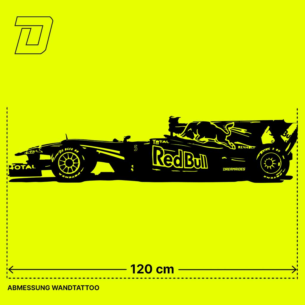 Wandtattoo - Red Bull F1 "Sebastian Vettel" (2010)