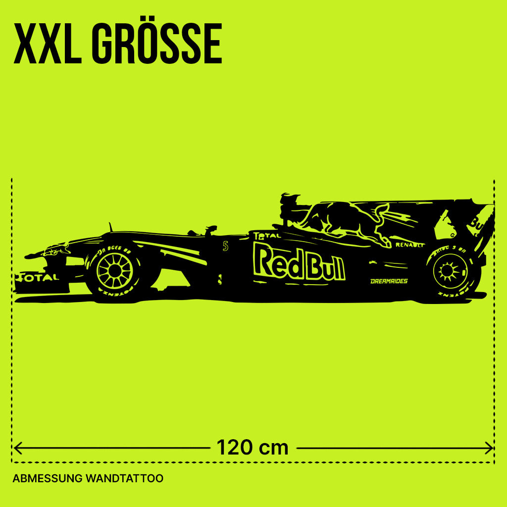 Red Bull F1 "Sebastian Vettel" (2010) - Wandtattoo