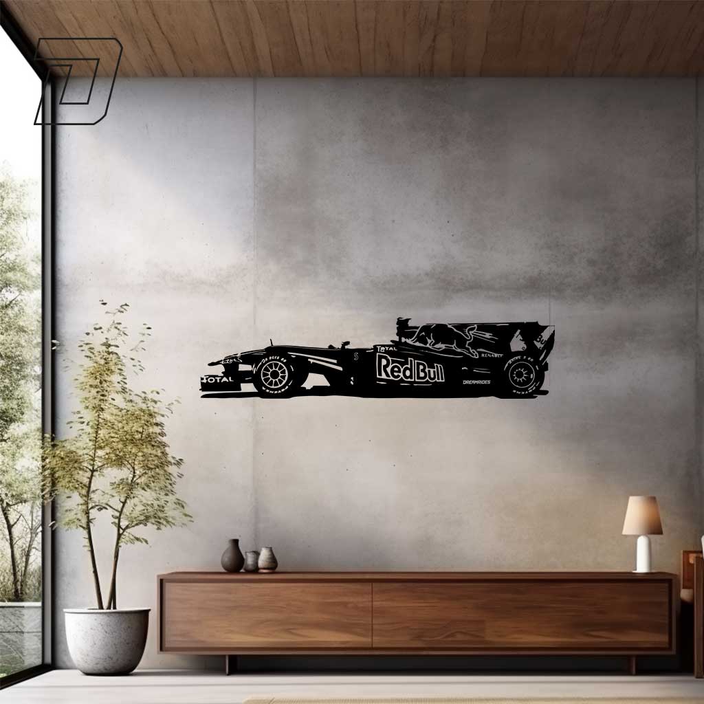 Red Bull F1 "Sebastian Vettel" (2010) - Wandtattoo