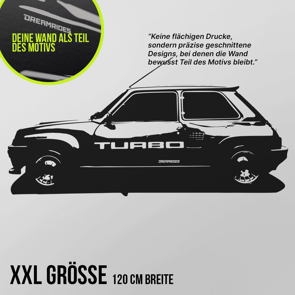 Renault 5 Turbo (1979) - Wandtattoo
