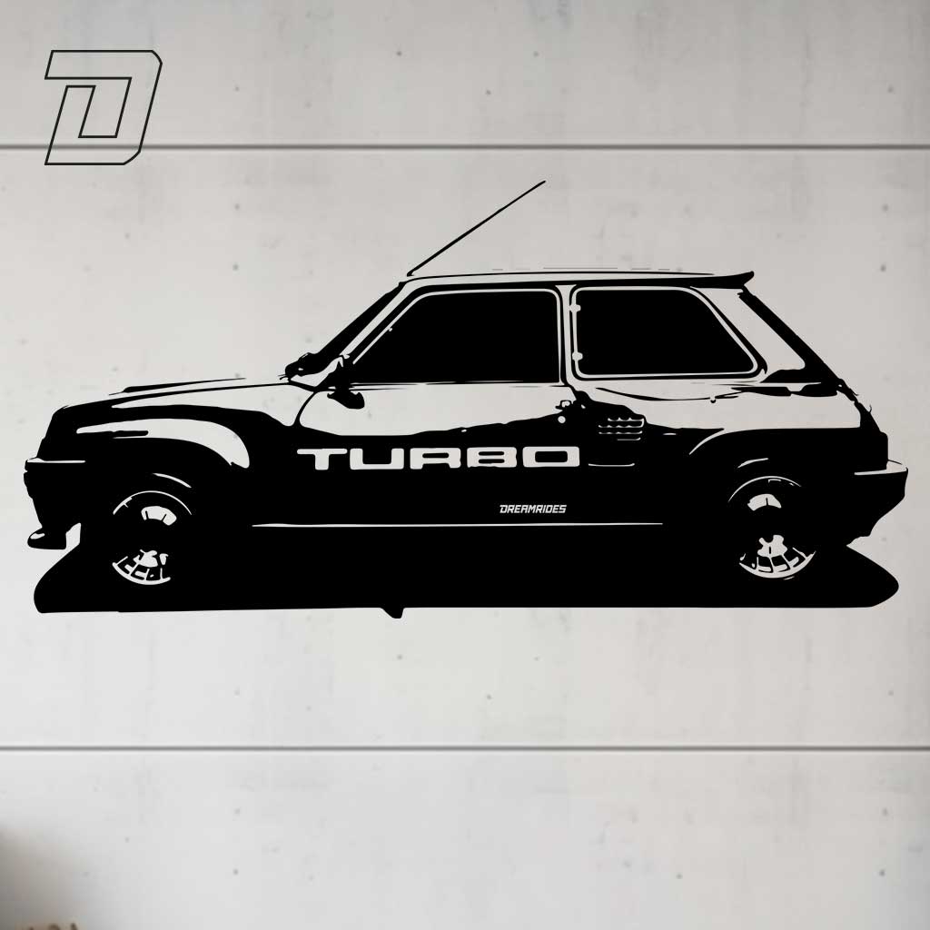 Wandtattoo - Renault 5 Turbo (1979)