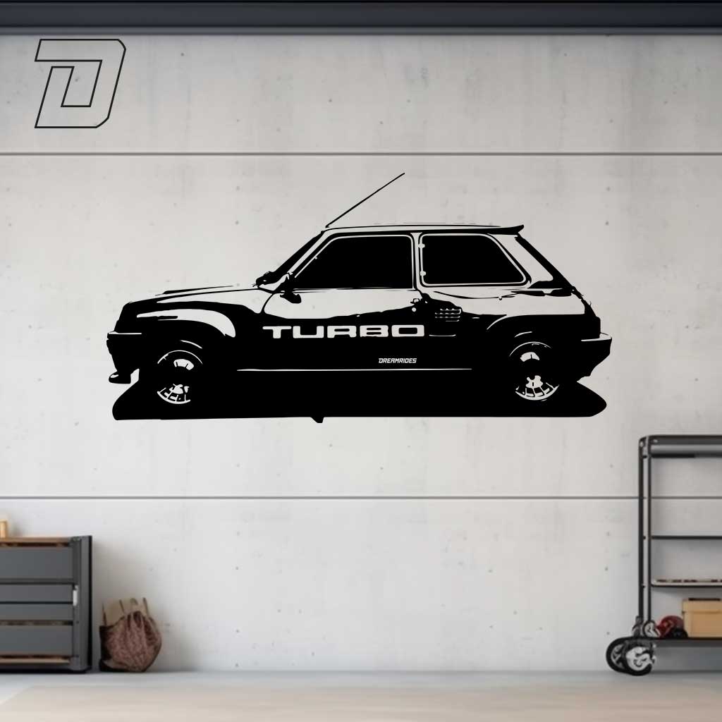 Renault 5 Turbo (1979) - Wandtattoo