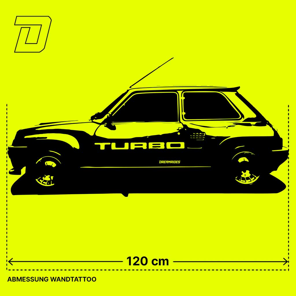 Wandtattoo - Renault 5 Turbo (1979)