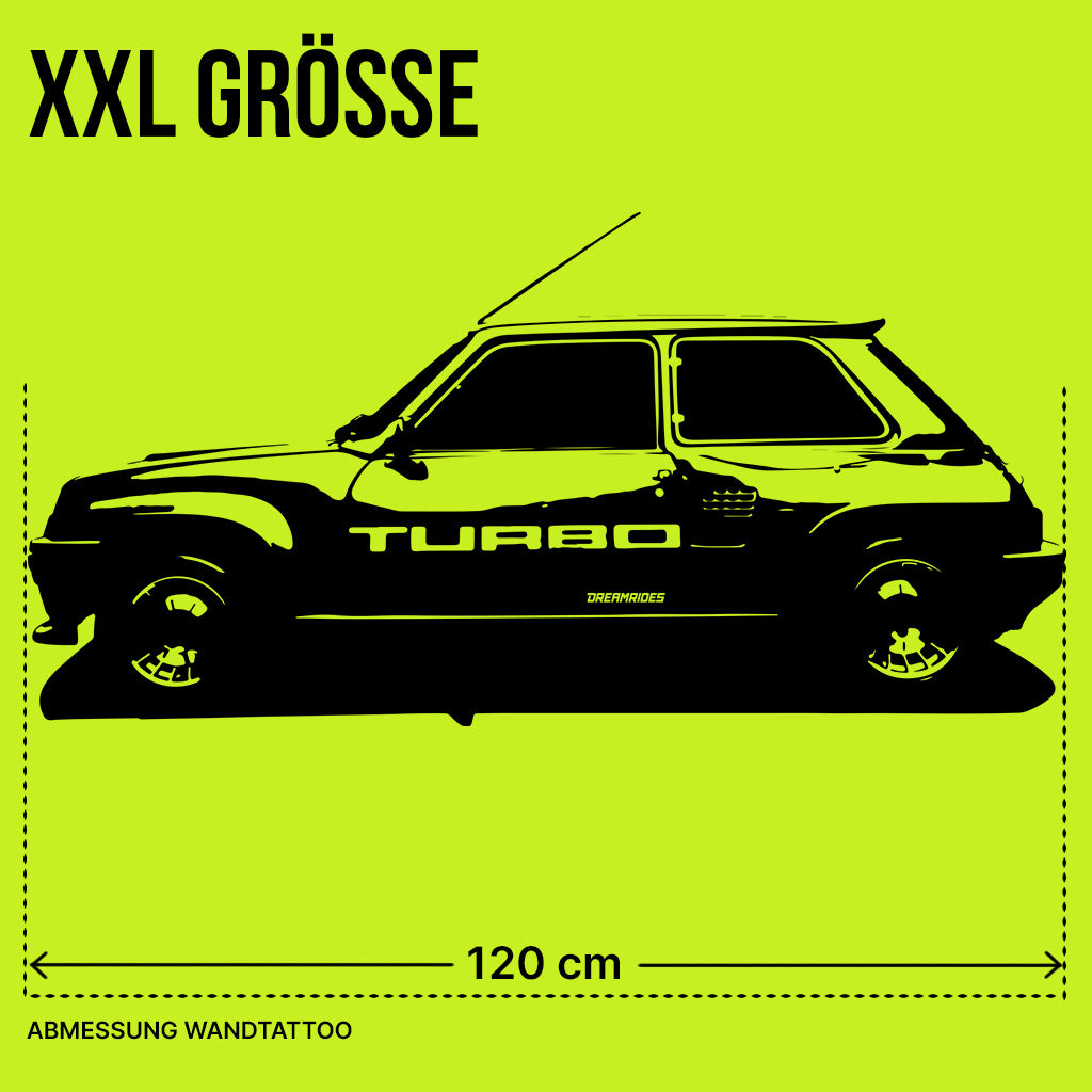 Renault 5 Turbo (1979) - Wandtattoo