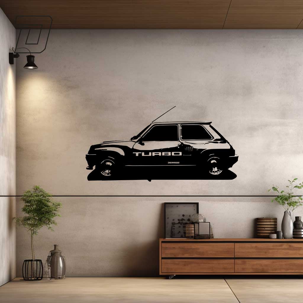 Renault 5 Turbo (1979) - Wandtattoo