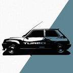 Renault 5 Turbo (1979) - Wandtattoo