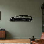 Tesla Model S Plaid (2024) - Wandtattoo