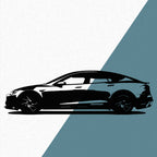 Tesla Model S Plaid (2024) - Wandtattoo