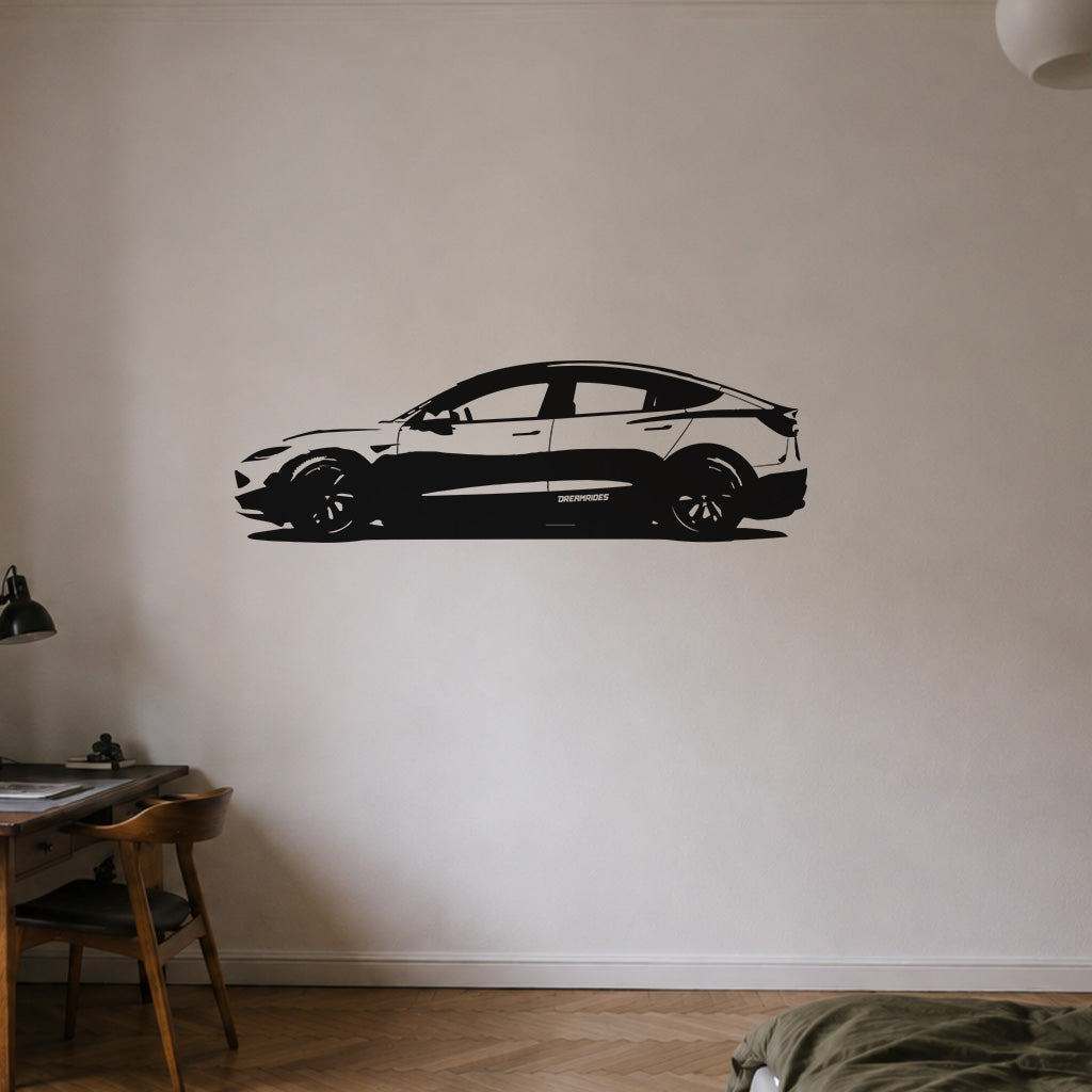 Tesla Model 3 (2023) - Wandtattoo