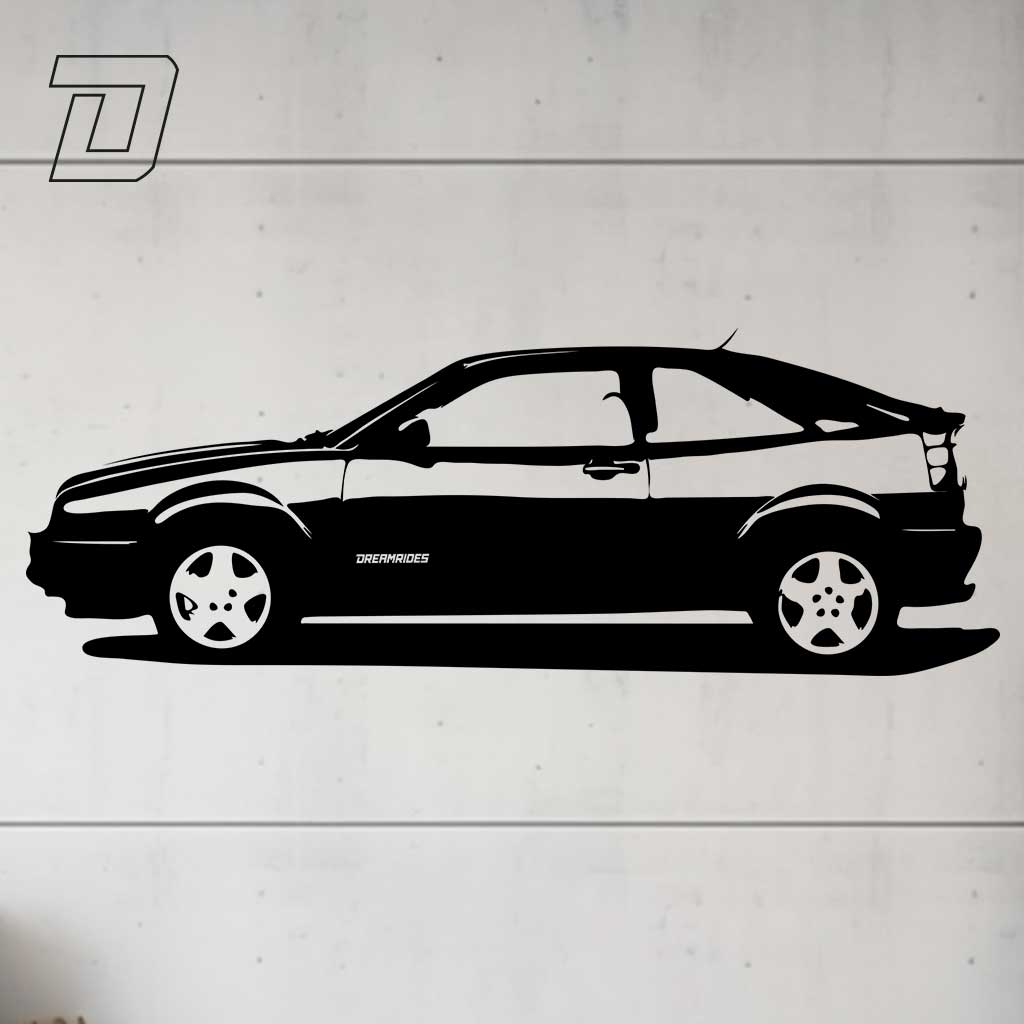 Wandtattoo - Volkswagen Corrado G60 (1988)