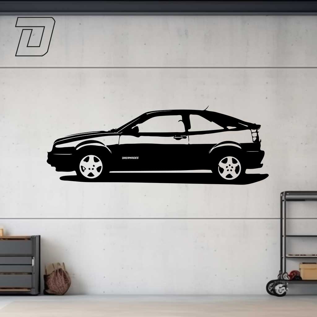 Volkswagen Corrado G60 (1988) - Wandtattoo