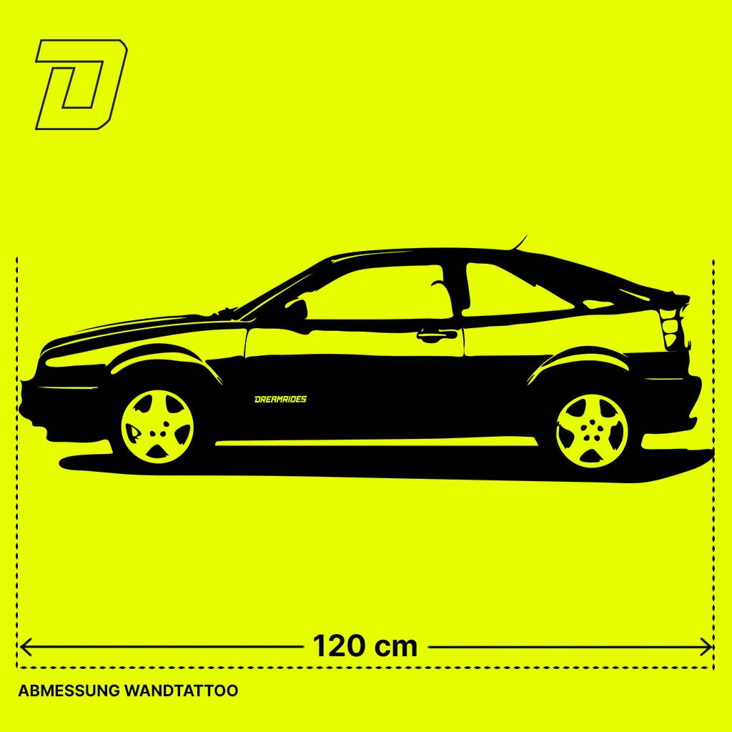 Wandtattoo - Volkswagen Corrado G60 (1988)