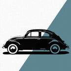Volkswagen Käfer (1940) - Wandtattoo