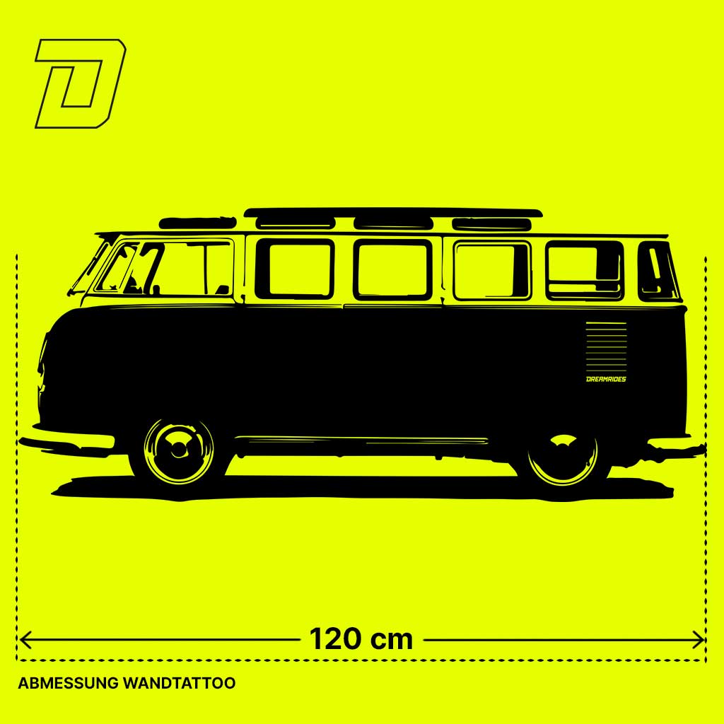Wandtattoo - Volkswagen T1 Samba (1951)
