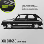 Volkswagen Golf 1 GTI (1976) - Wandtattoo