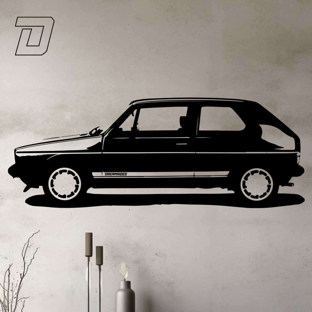 Wandtattoo - Volkswagen Golf 1 GTI (1976)