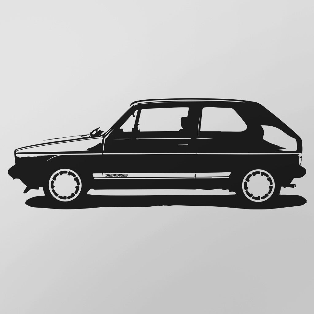 Volkswagen Golf 1 GTI (1976) - Wandtattoo