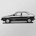 Volkswagen Scirocco 1 (1974) - Wandtattoo