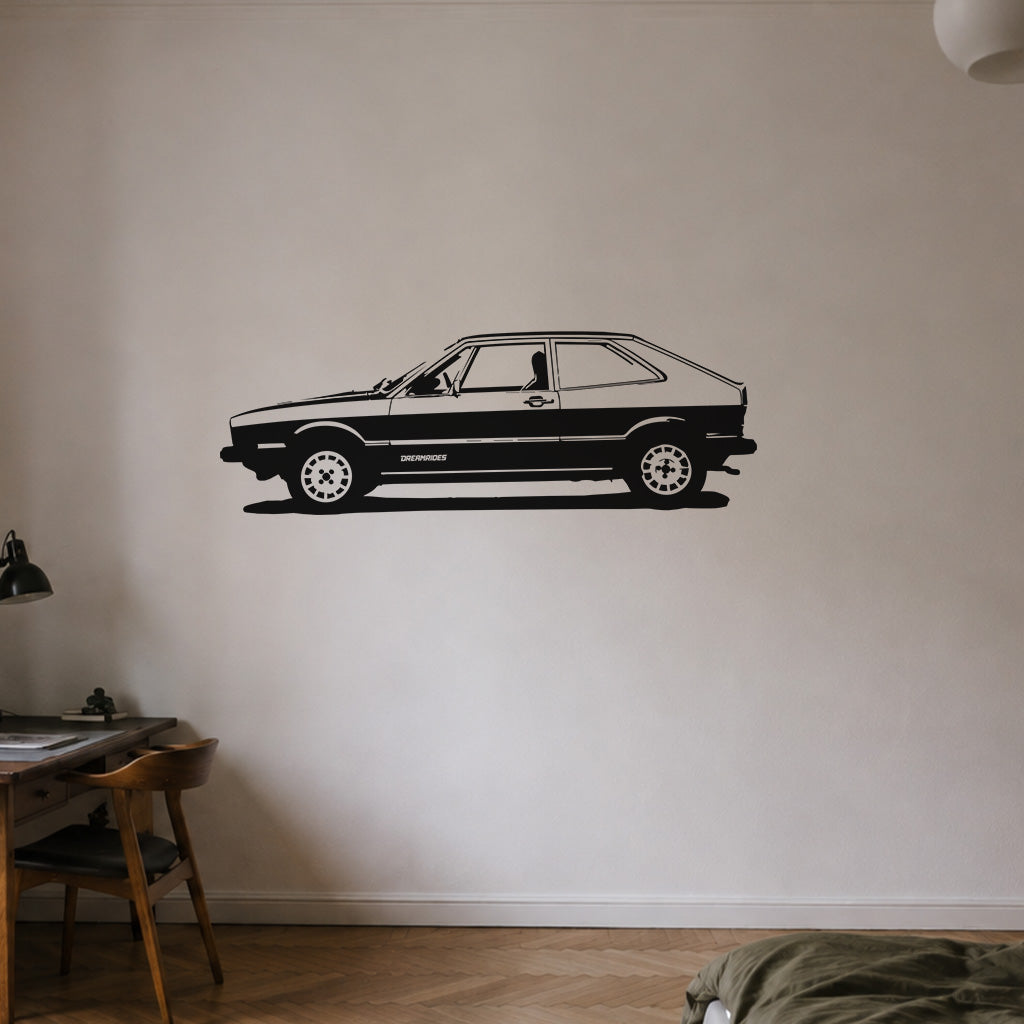 Volkswagen Scirocco 1 (1974) - Wandtattoo