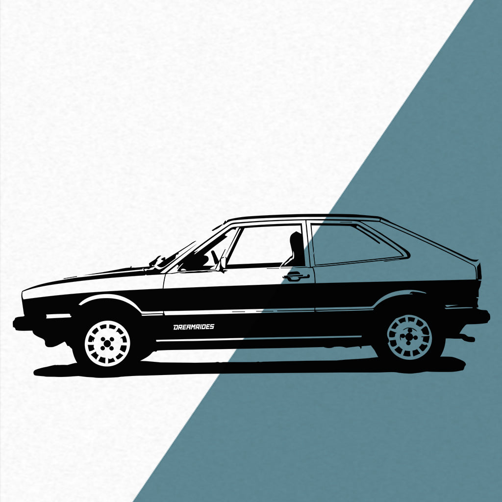 Volkswagen Scirocco 1 (1974) - Wandtattoo